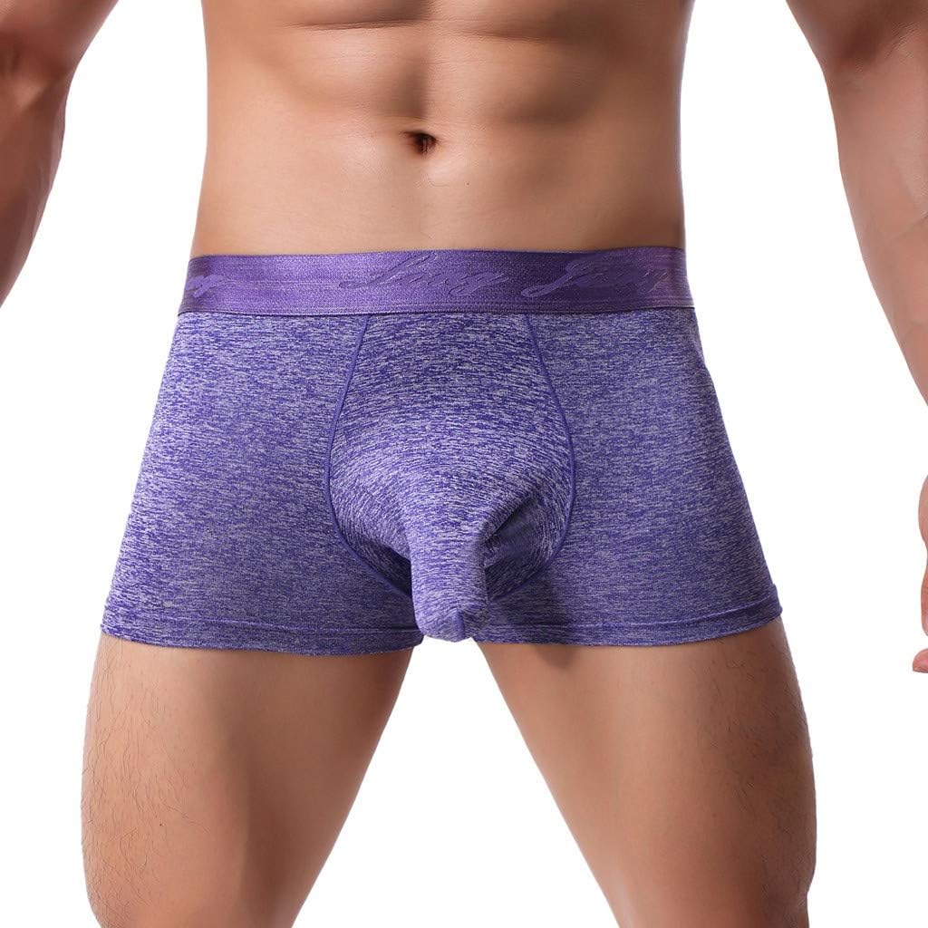 Long Penis Pouch Boxers Shorts for Men Uk, Men Boxers Underwear Sexy Boxershorts Breathable Underpants Male Elephant Bulge Panties for Everyday Wear