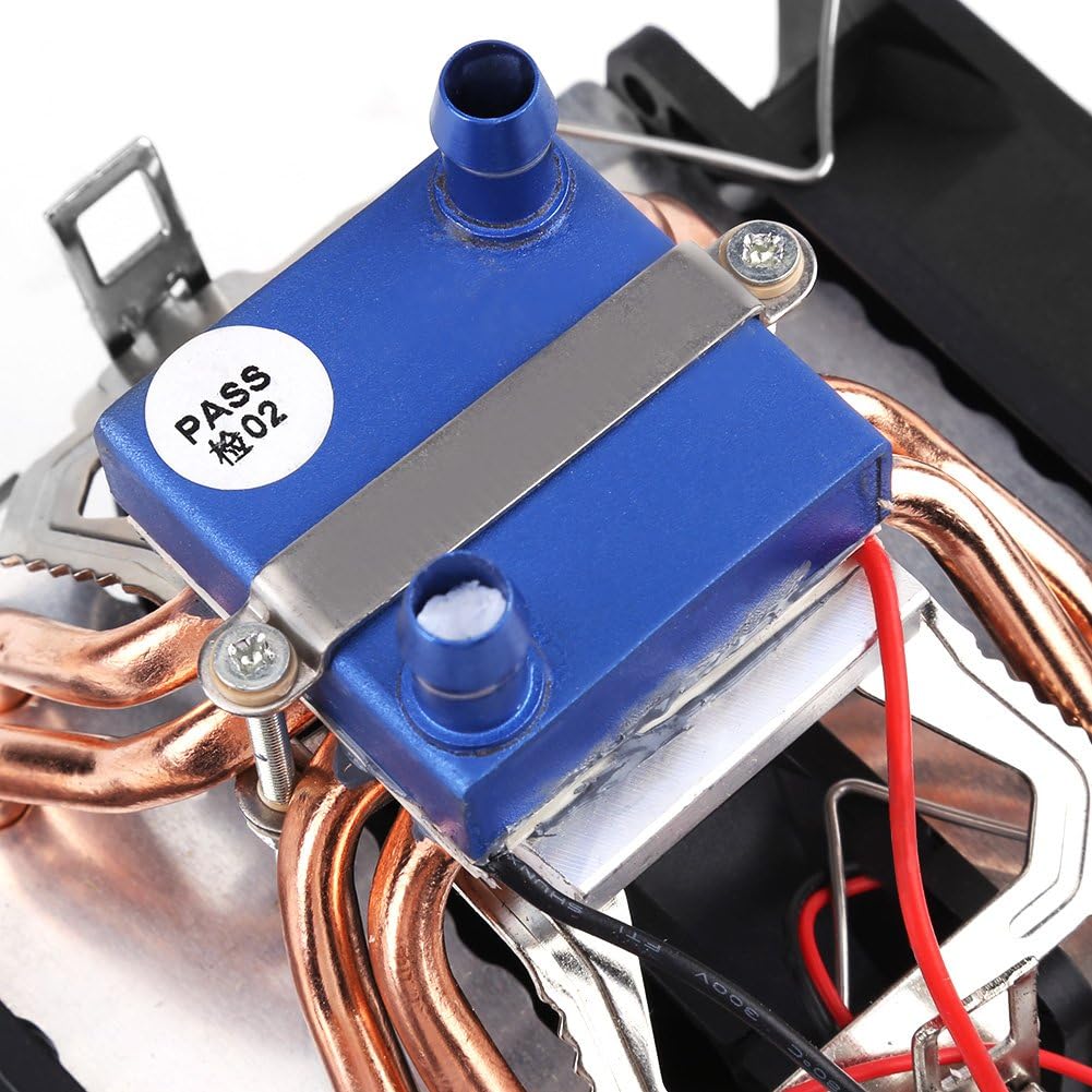 DC 12V Thermoelectric Cooler Peltier System Semiconductor Refrigeration Water Chiller Cooling Device for Fish (120W for 30L)