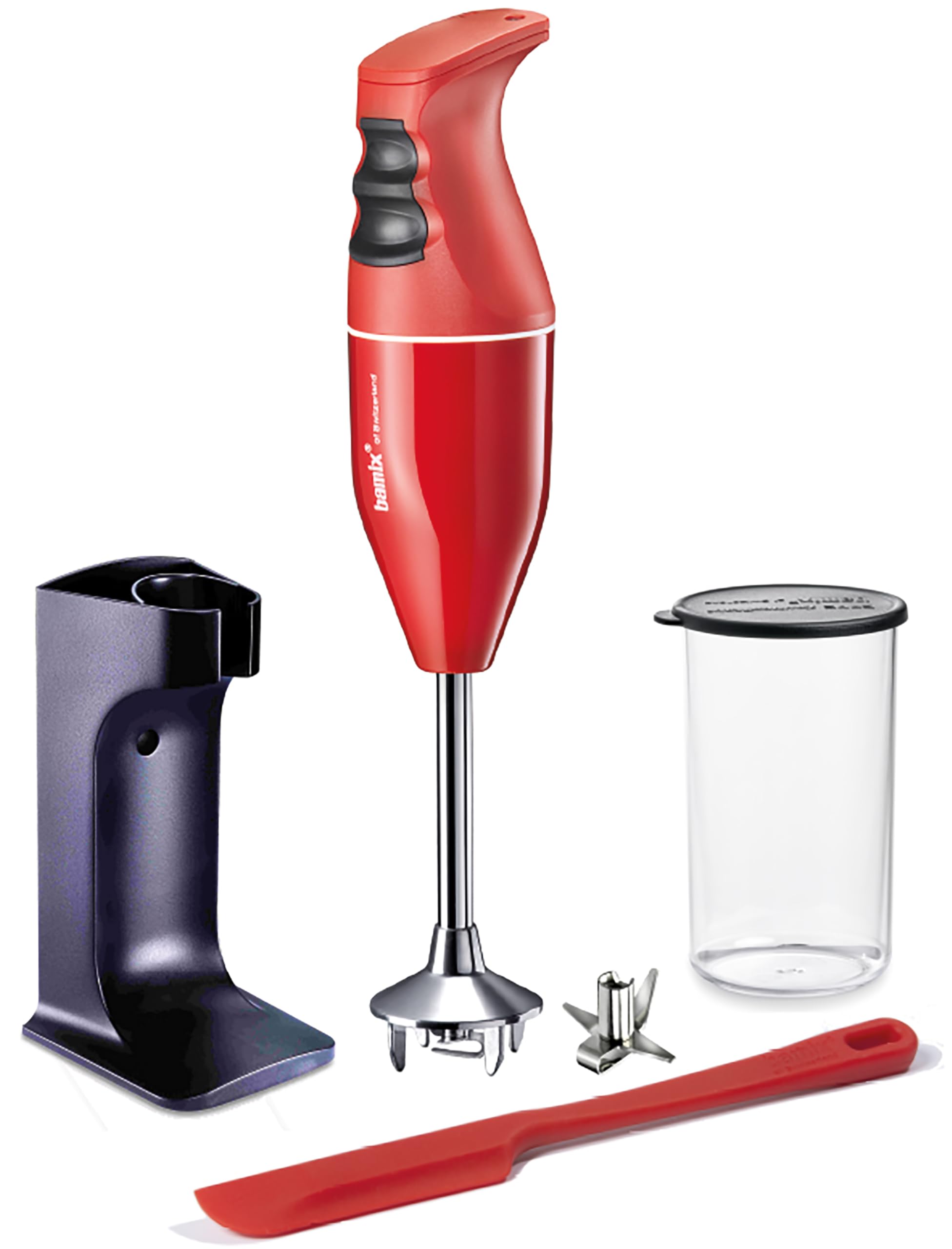 Minipimer Immersione Frullatore A Immersione Bamix M160 ONE - 160W, 2 Velocità, Lama Acciaio, Made In Switzerland Frullatore Ad Immersione Professionale