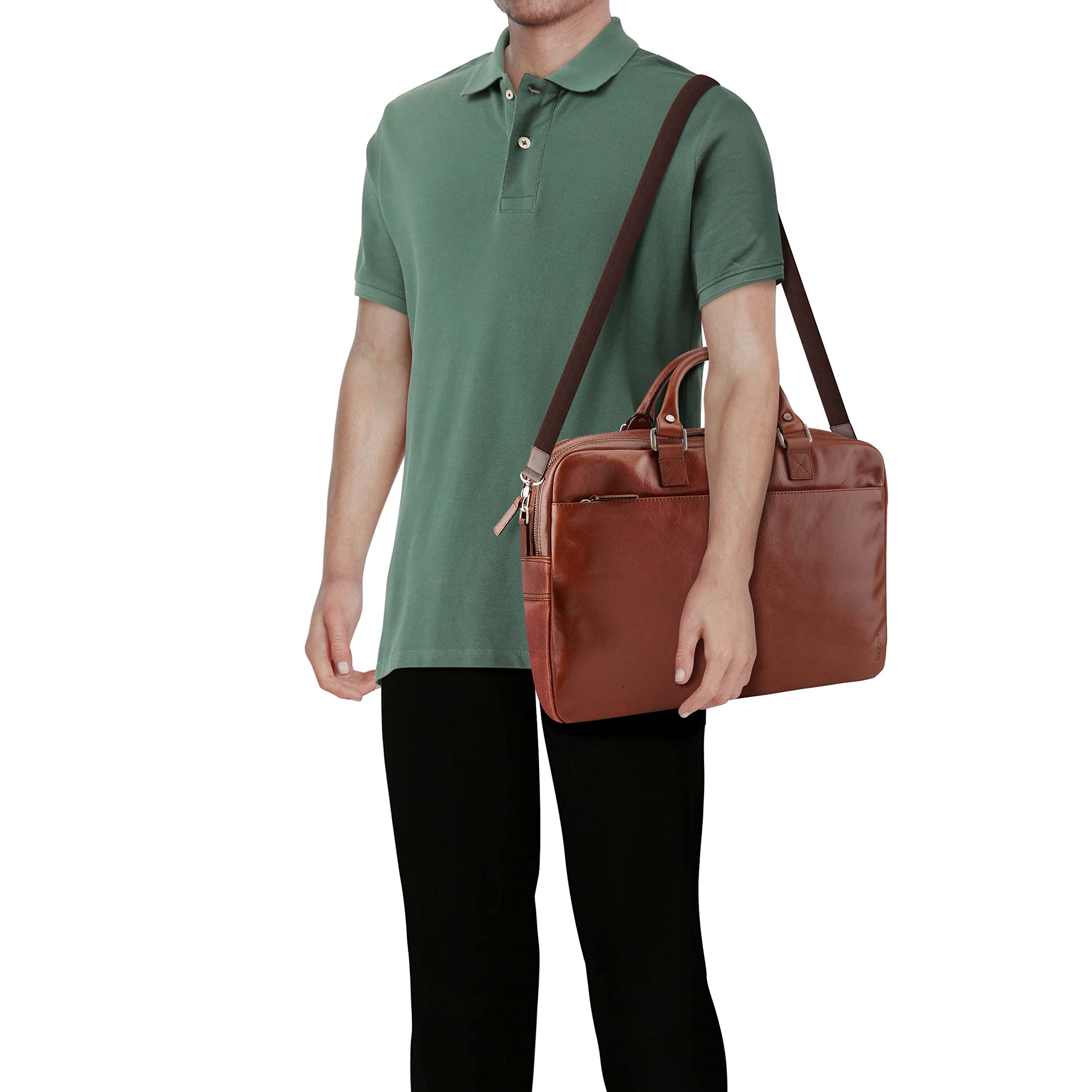Picard Herren Laptoptasche BUDDY aus Büffelleder OneSize | mit Reißverschluss | Laptoptasche | Business