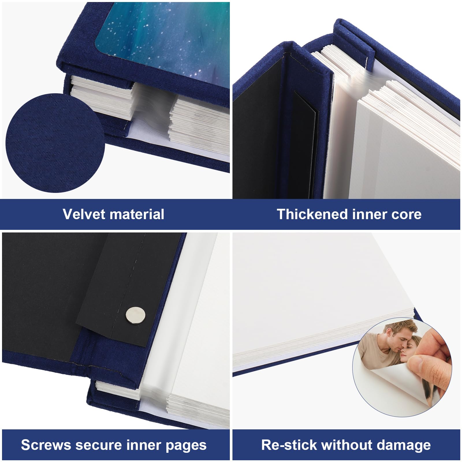 Velvet Photo Album - DIY Scrapbooking -4