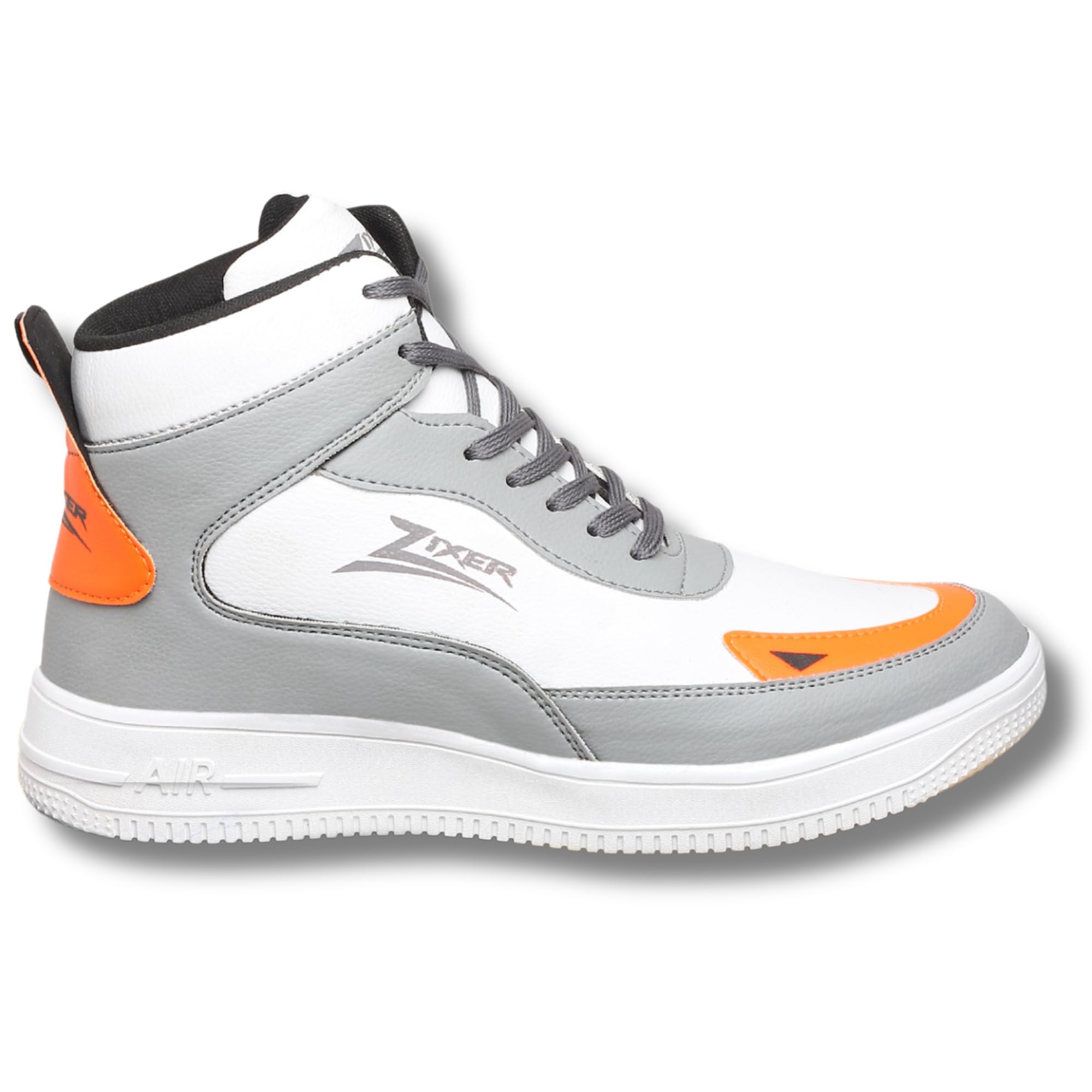 See full amazon price history chart for Zixer Mens Synthetic Leather High Top Casual Shoes for Men Sneakers || Mens Boys Stylish Chunky Ankle Black White Sneakers for Men || Grey Shoes for Man Zixer Mens Synthetic Leather High Top Casual Shoes for Men Sneakers || Mens Boys Stylish Chunky Ankle Black White Sneakers for Men || Grey Shoes for Man (B0DCPCLHV8) Amazon Price History, Amazon Price Tracker