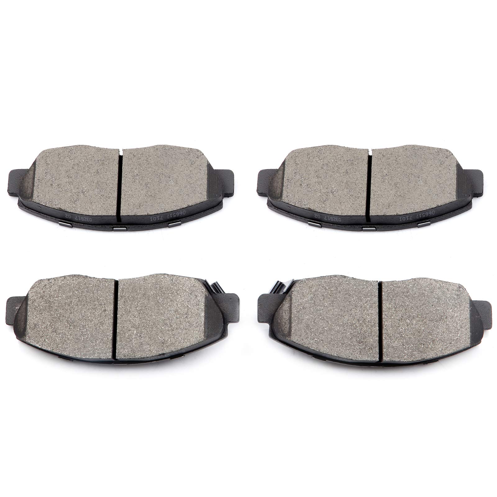 cciyu D465 Ceramic Front Brake Pad Set Fit For 1997-1999 For Acura CL,1990-1997 For Honda For Accord