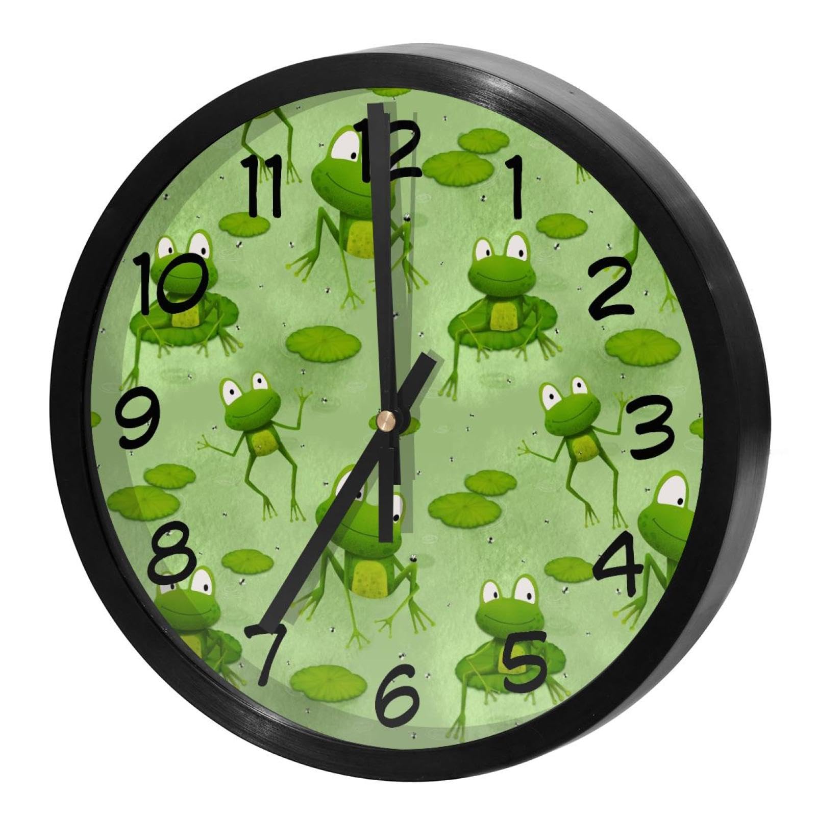 Horloge murale silencieuse à quartz sans tic-tac pour bureau et maison à piles