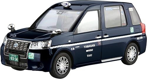 Aoshima Bunka Kyozai 124 El modelo de coche serie SP Toyota NTP10 JPN Taxi 2017 a cuadros cabina Especificaciones Modelo de plástico