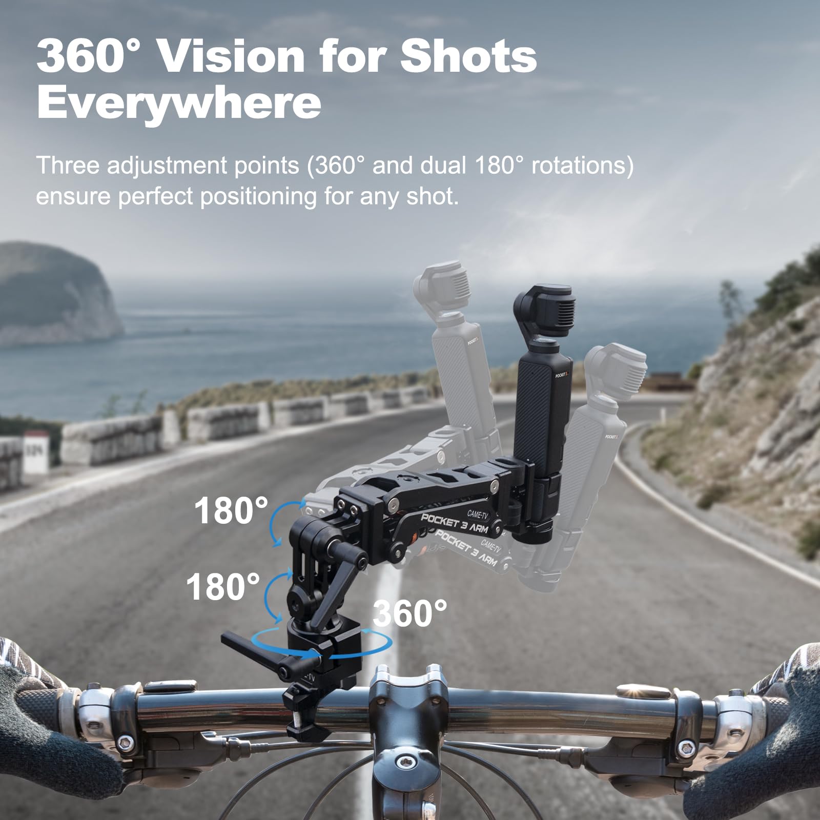 Amazon.com : Came-TV Motorcycle Camera Mount Stabilizer