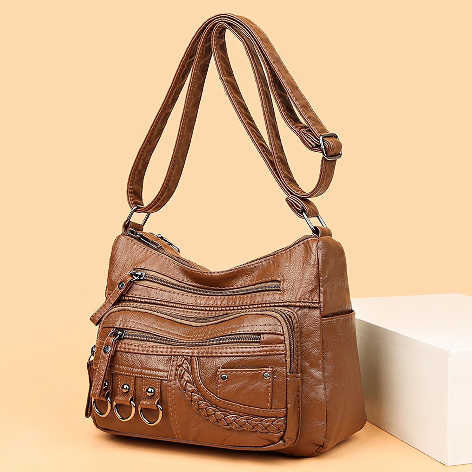 Damska, Nowa, Stylowa, Pleciona Torba Typu Crossbody, Duża Pojemność, Prosta I Wspaniała