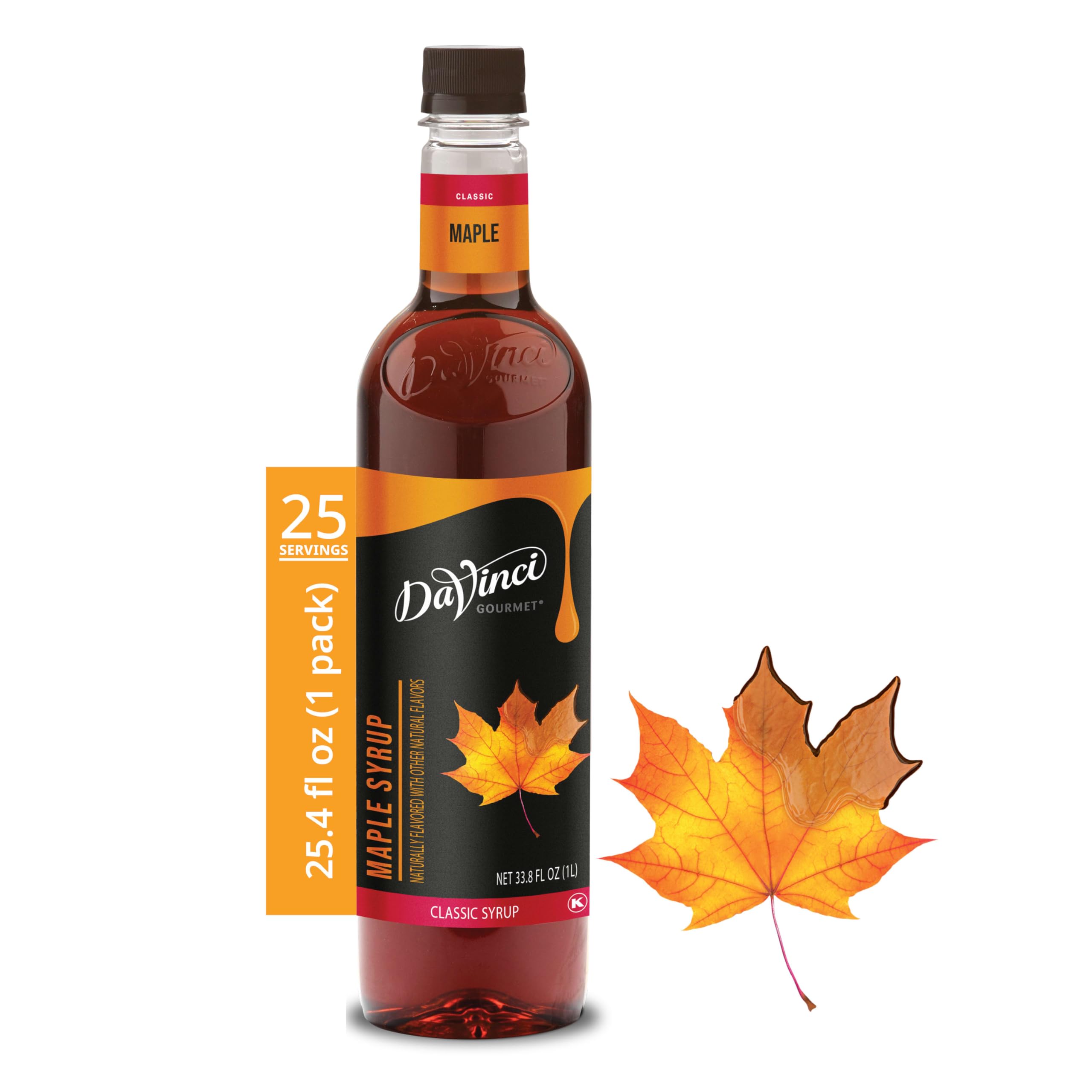 DaVinci Gourmet Maple Syrup, 25.4 Fluid Ounces (Pack of 1)