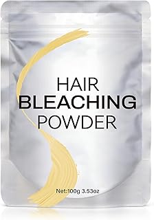 Bleach for Hair 100g / 3.53oz, Hair Powder Bleach, Ammonia-Free Formula Lifts up to 8, Removes Color Quickly and Evenly