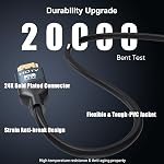 HDMI câble 6 Pieds, 5-Pack 8K HDMI 2.1 Câble, haute vitesse HDMI Cord 48Gbps 1080p@240Hz, 4K@144Hz et 8K@60HzeARC,DTS-HD,1HDR Compatible pour le cinéma, TV, PS, Xbox, ordinateur, ordinateur portable, moniteur etc