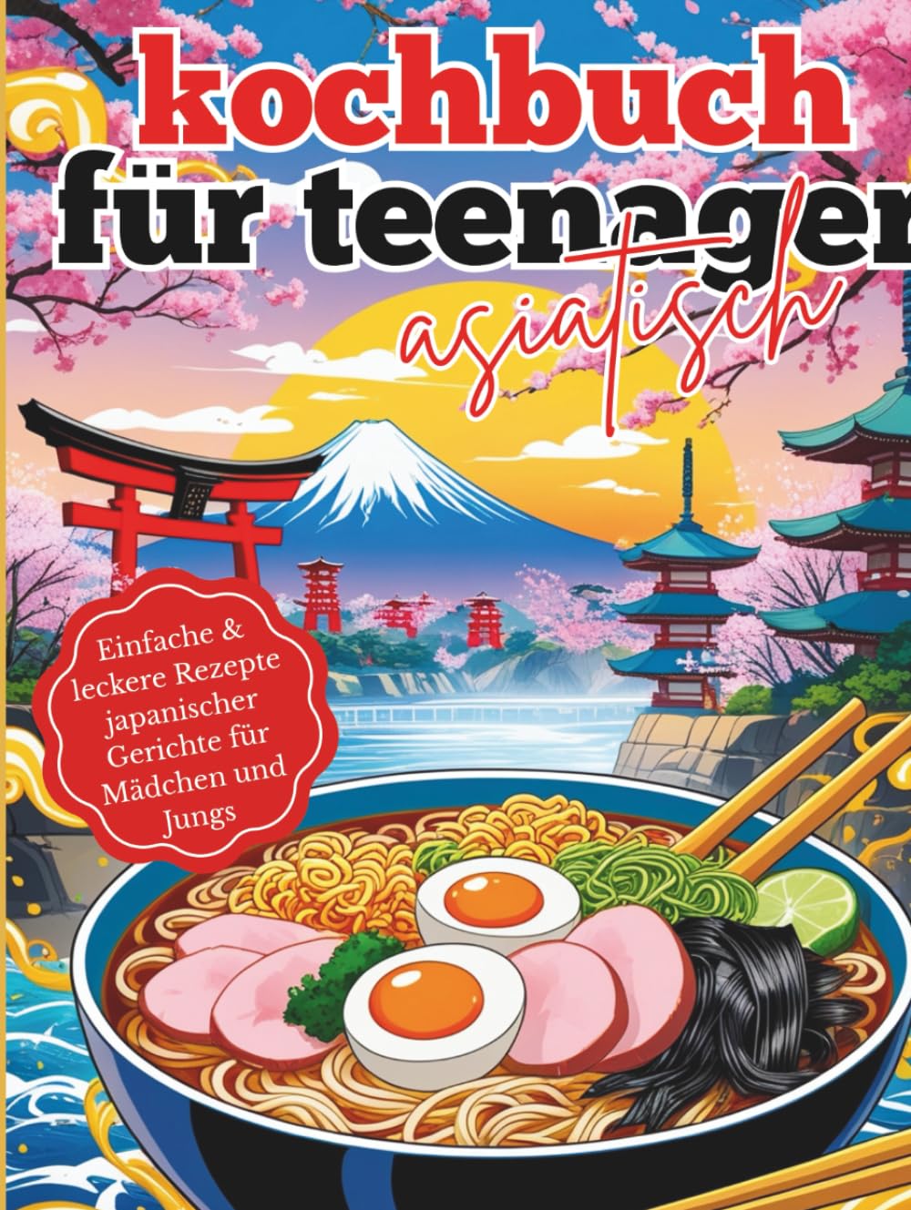 kochbuch für teenager asiatisch: Einfache & leckere Rezepte japanischer Gerichte für Mädchen und Jungs