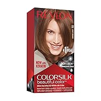 Vista 22 de Revlon ColorSilk Beautiful Color 41 marrón medio 1 ea (paquete de 5)
