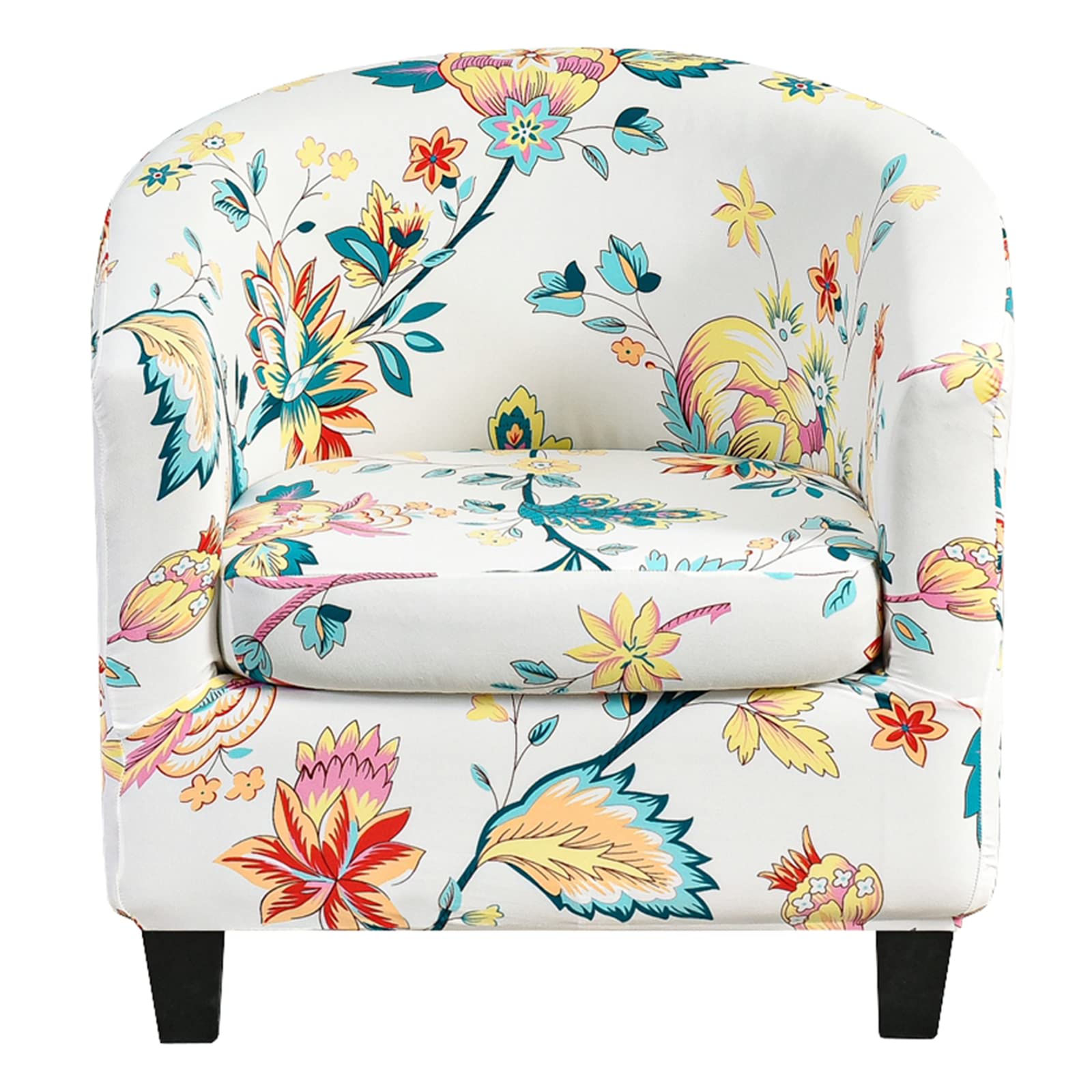 Jhld C Lub Hair Slipcover 2 Piece, Printed Tub Hair Over Soft Spandex Stretch Lub Hair Over Armchair Hair Slipcovers With Elasti Bottom Removable Washable -2 Piece