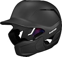 Easton Z50 Matte Batting Helmet with Multi-Adjust Jaw Guard - Pro Protection & Custom Fit for Baseball Hitters