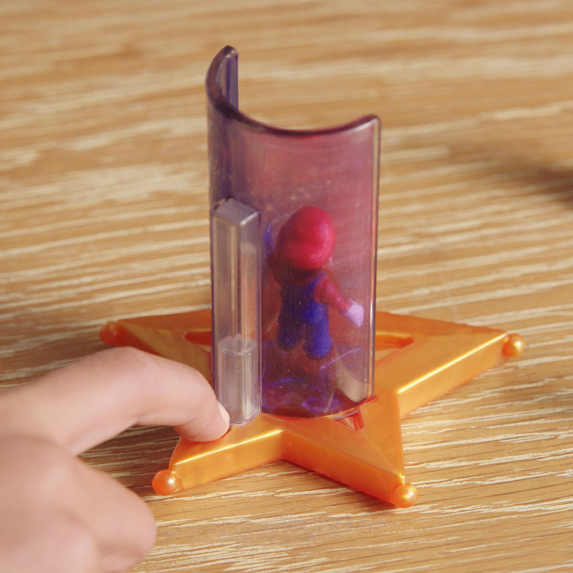Zestaw figurek akcji 1,5" i wyrzutni gwiazd z filmu Super Mario Galaxy, oficjalnie licencjonowany, 6 figurek i sprężynowe podstawki, zawiera Mario, Luigi, Peach, Bowser Jr., Wonder Bowser Jr., Yoshi