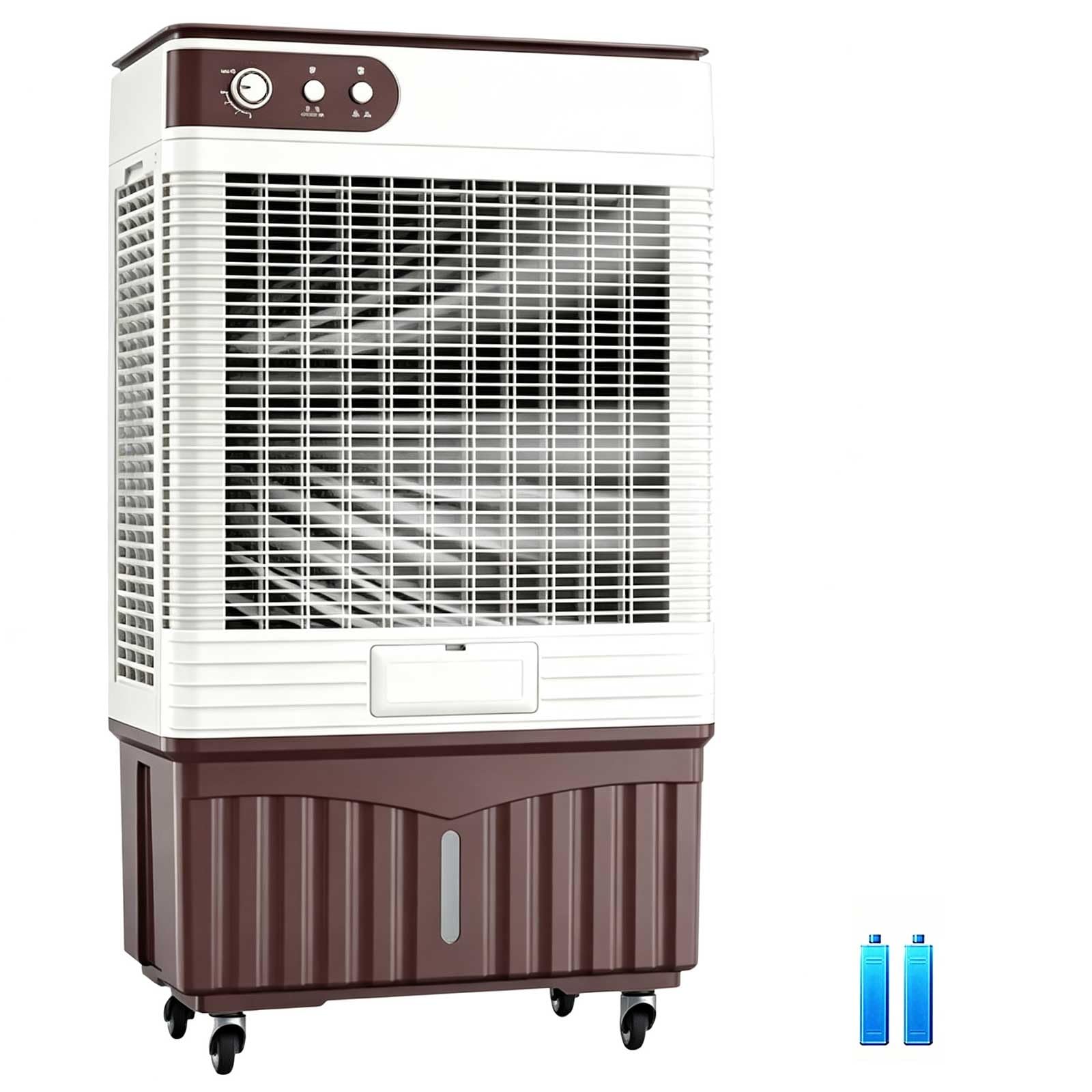 Qsnyjpl One Color Mechanical Knob Mobile Evaporative Air Cooler, Portable Air Conditioner