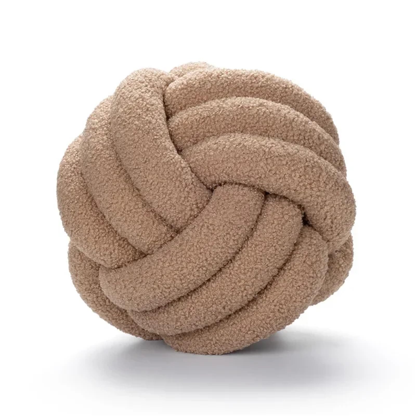 Coussin rond en velours noué pour soulager le dos sur la chaise