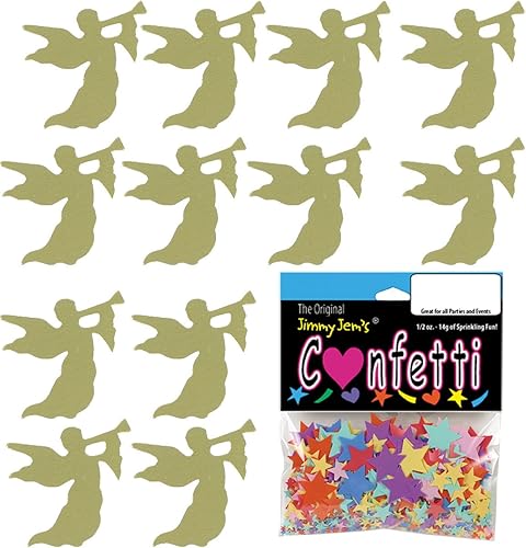 Miniatura 3 de Confeti Angel con cuerno dorado - 2 bolsas de media onza (1 oz) #8971 Q01