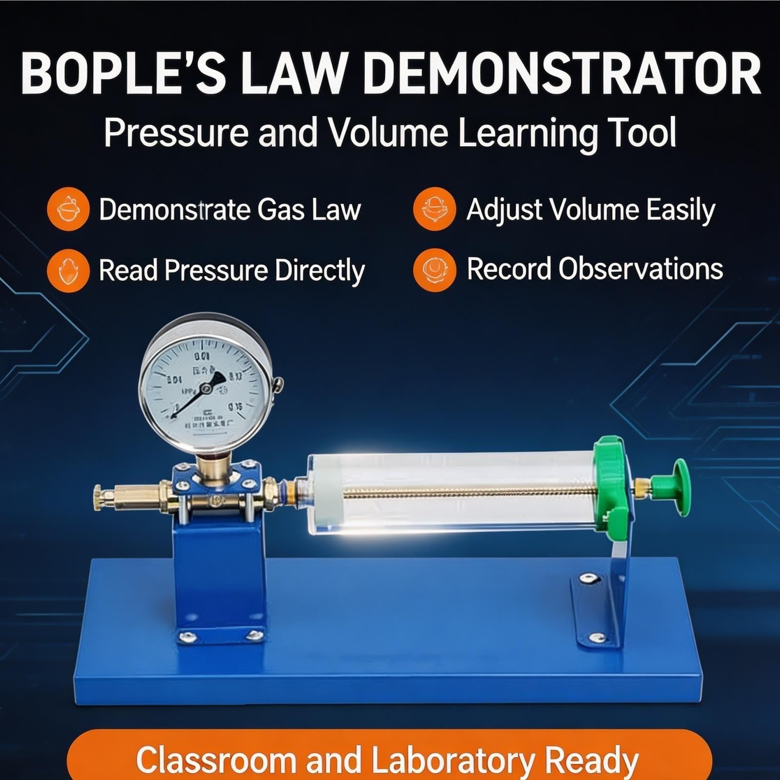 Instrumento Enseñanza del Experimento Física Demostrador La Ley Boyle