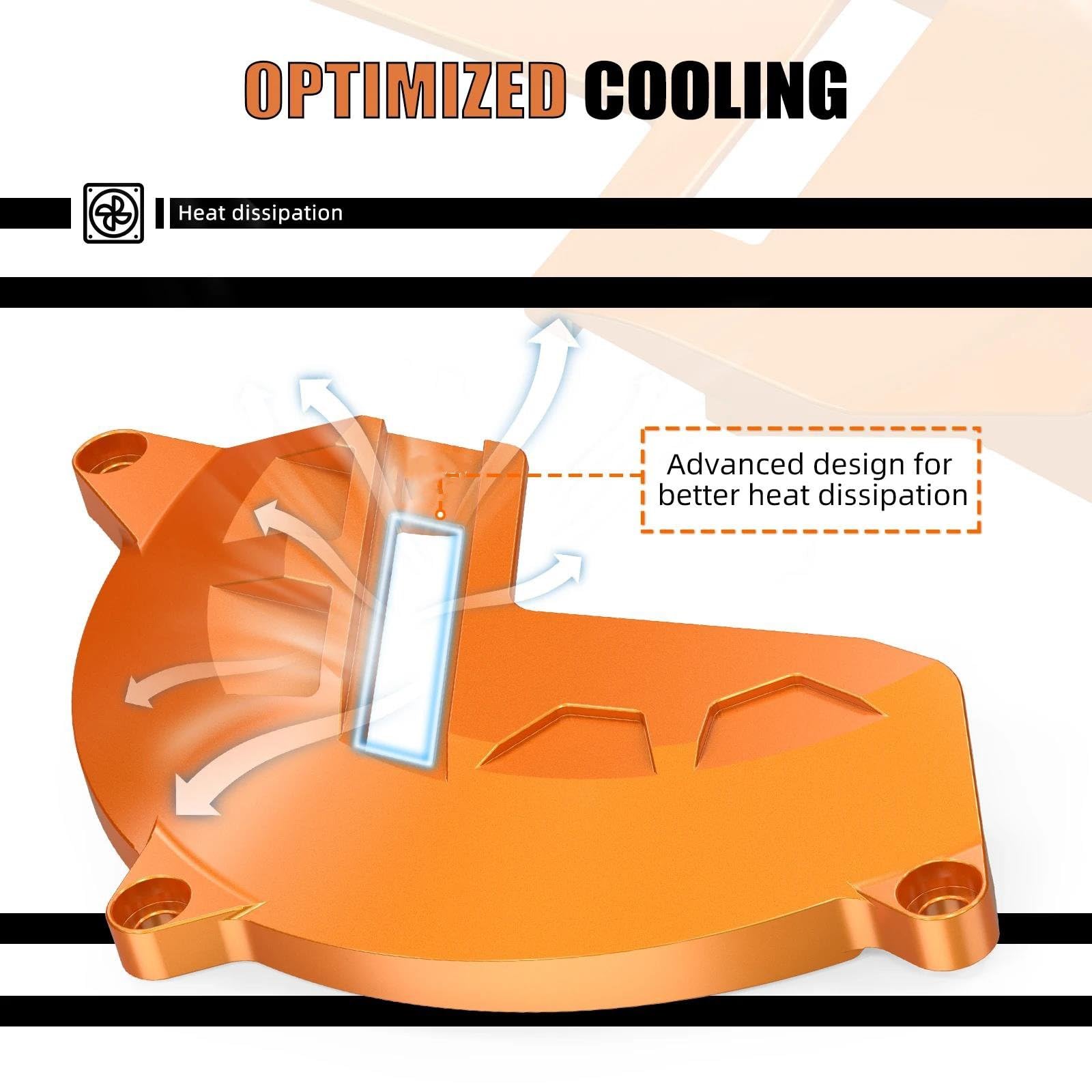 Accesorios Motocicletas Protector De Retenedor Resorte Carreras para Tapa Embrague Motor para 1390 para Super Duke R 2024-2025(Orange)