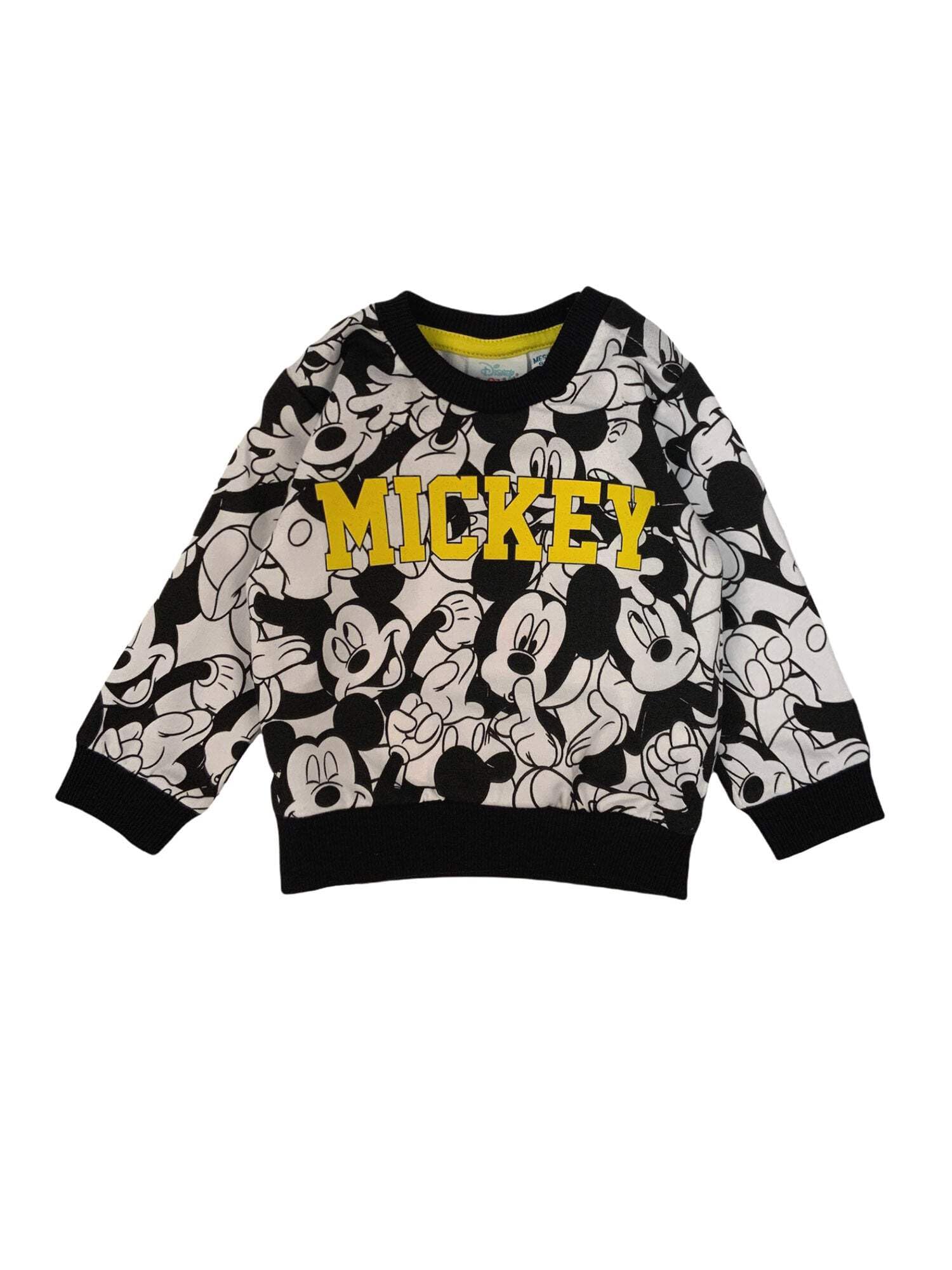 Sweat enfant noir Melby 22d7380dn pull décontracté en molleton uni