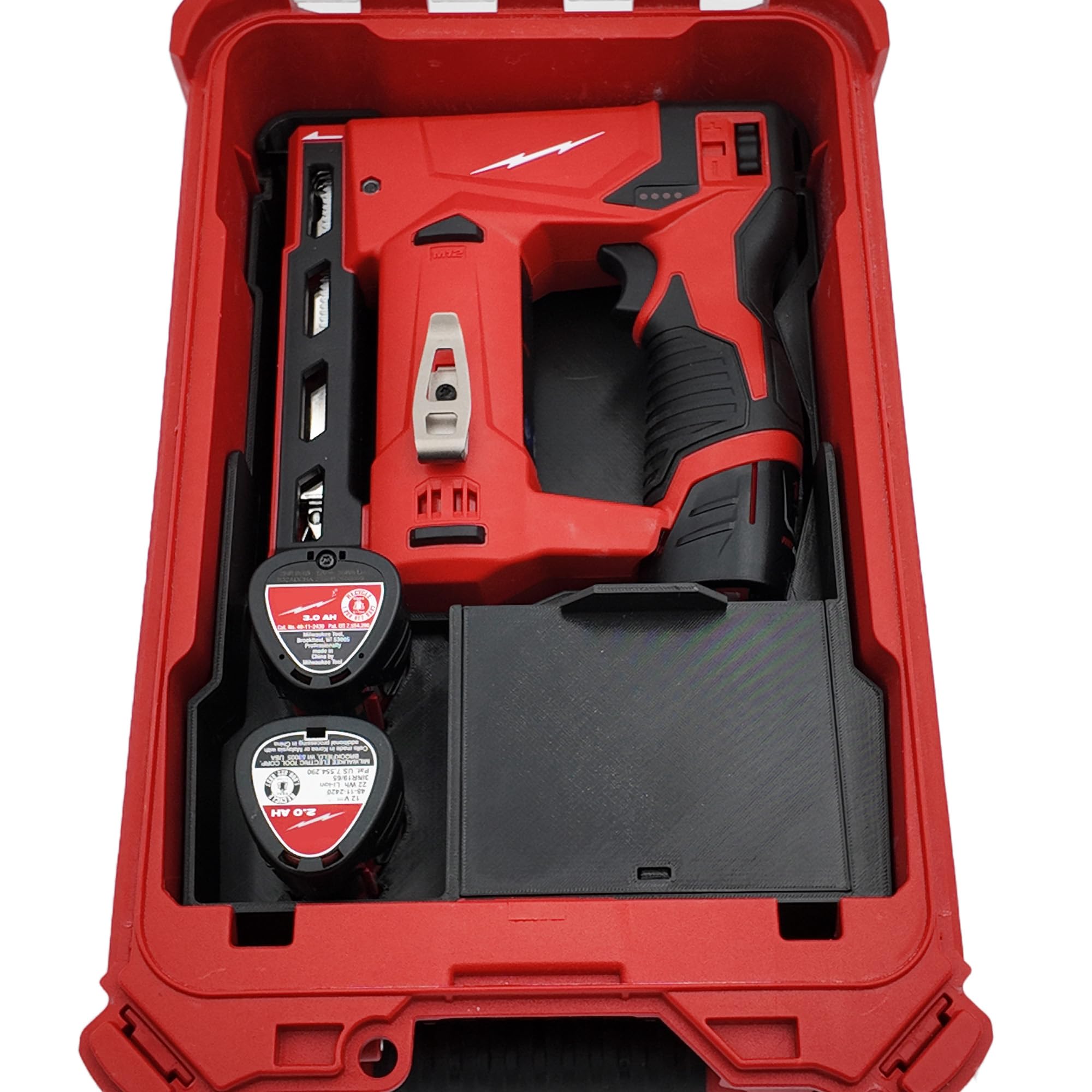 M12 Stapler Insert Liner for Milwaukee Packout Compact Organizer