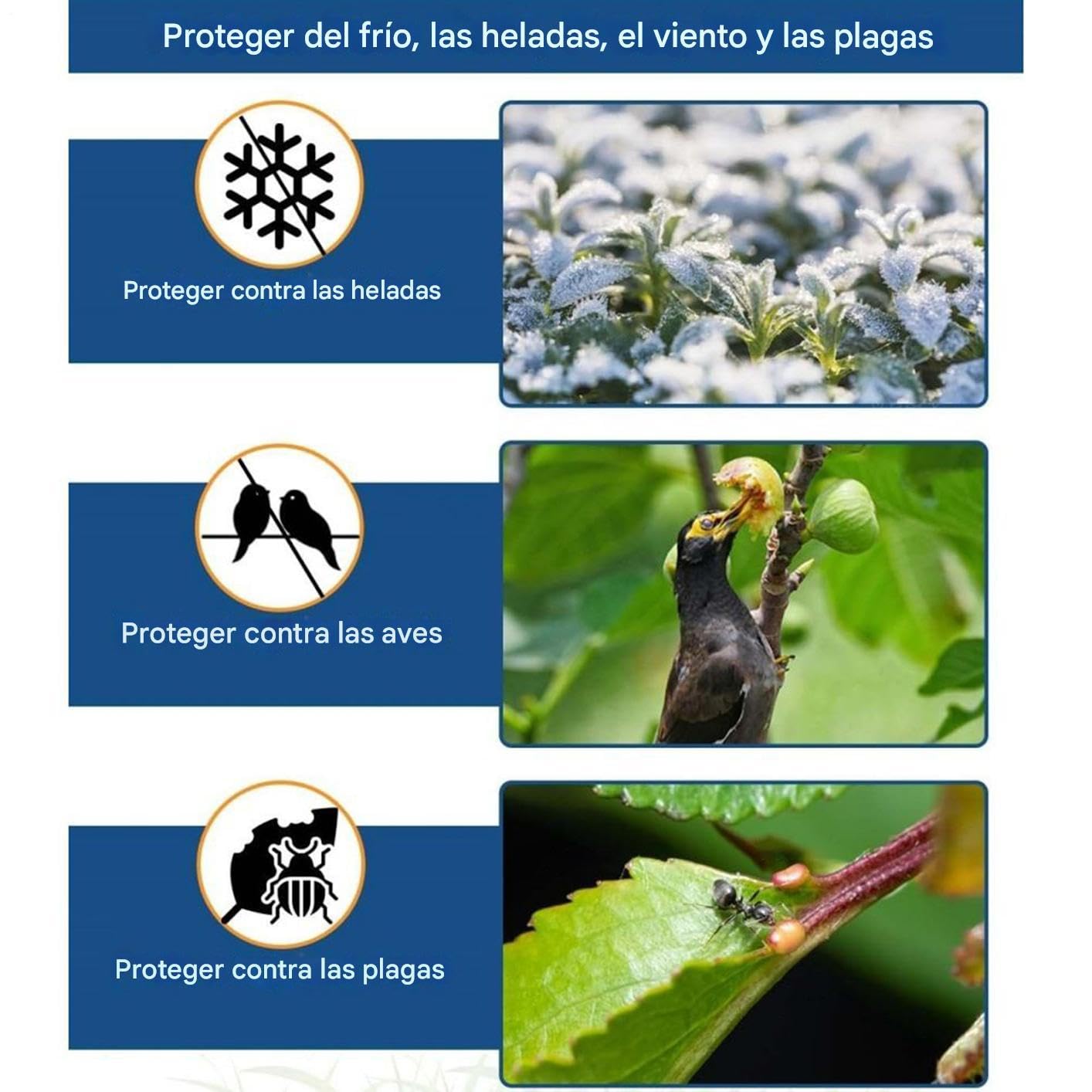Voiles d'Hivernage pour d'Extérieur Tissu De Couverture Protection