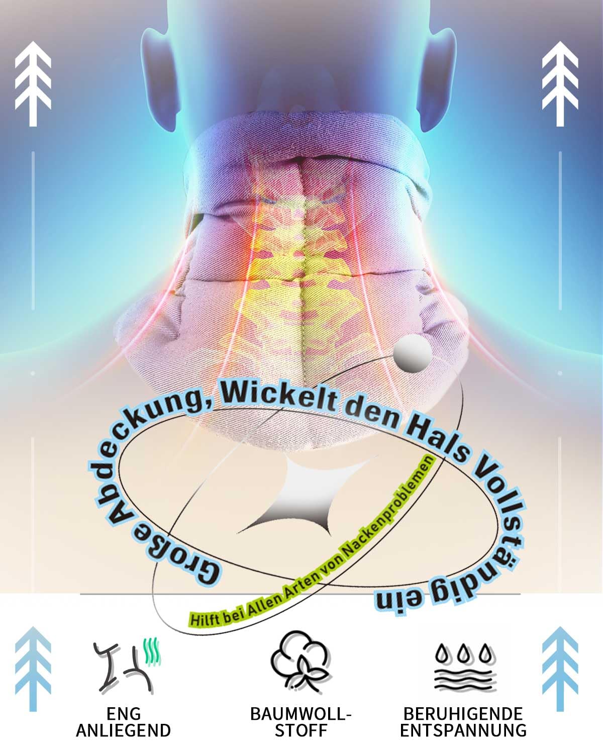 Kirschkernkissen Nacken und Schulter für Mikrowelle, Wärmekissen Nacken Körnerkissen, Körnerkissen Nacken Schulter