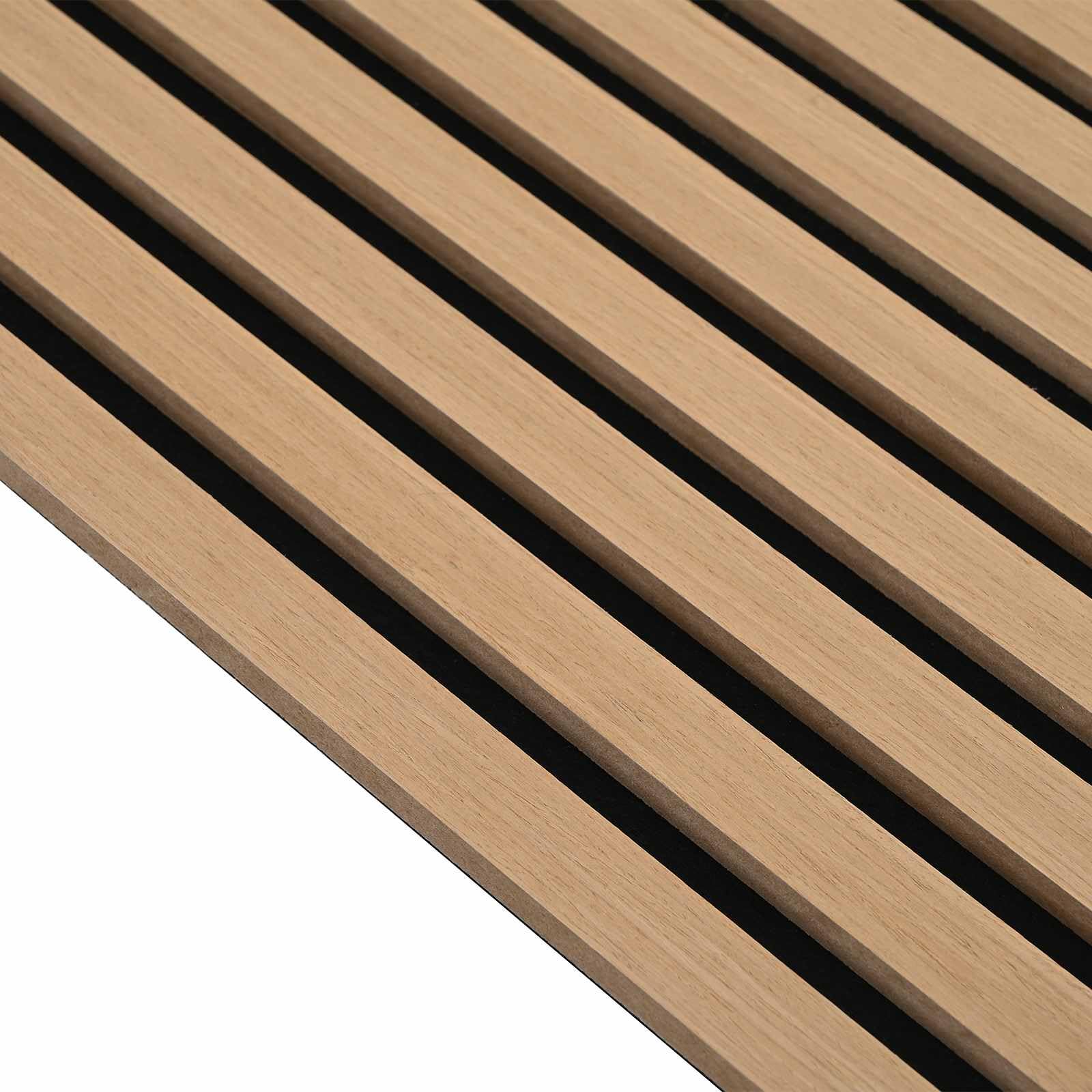 2 pannelli da parete naturali da 60,5 x 60 cm, in legno con impiallacciatura di quercia, rivestimento da parete per interni, soggiorno, cucina, bagno, corridoio, facile da montare, pannello