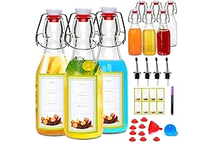 8 oz Glass Bottles with Lids: Preserve and Savor Homemade Brews and Extracts