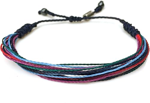 Miniatura 72 de Surfer Bracelets for Men - Handmade Surfer Rope Adjustable Friendship Bracelets - Surf String Bracelet for Couple Women Men Waterproof Beach Jewelry