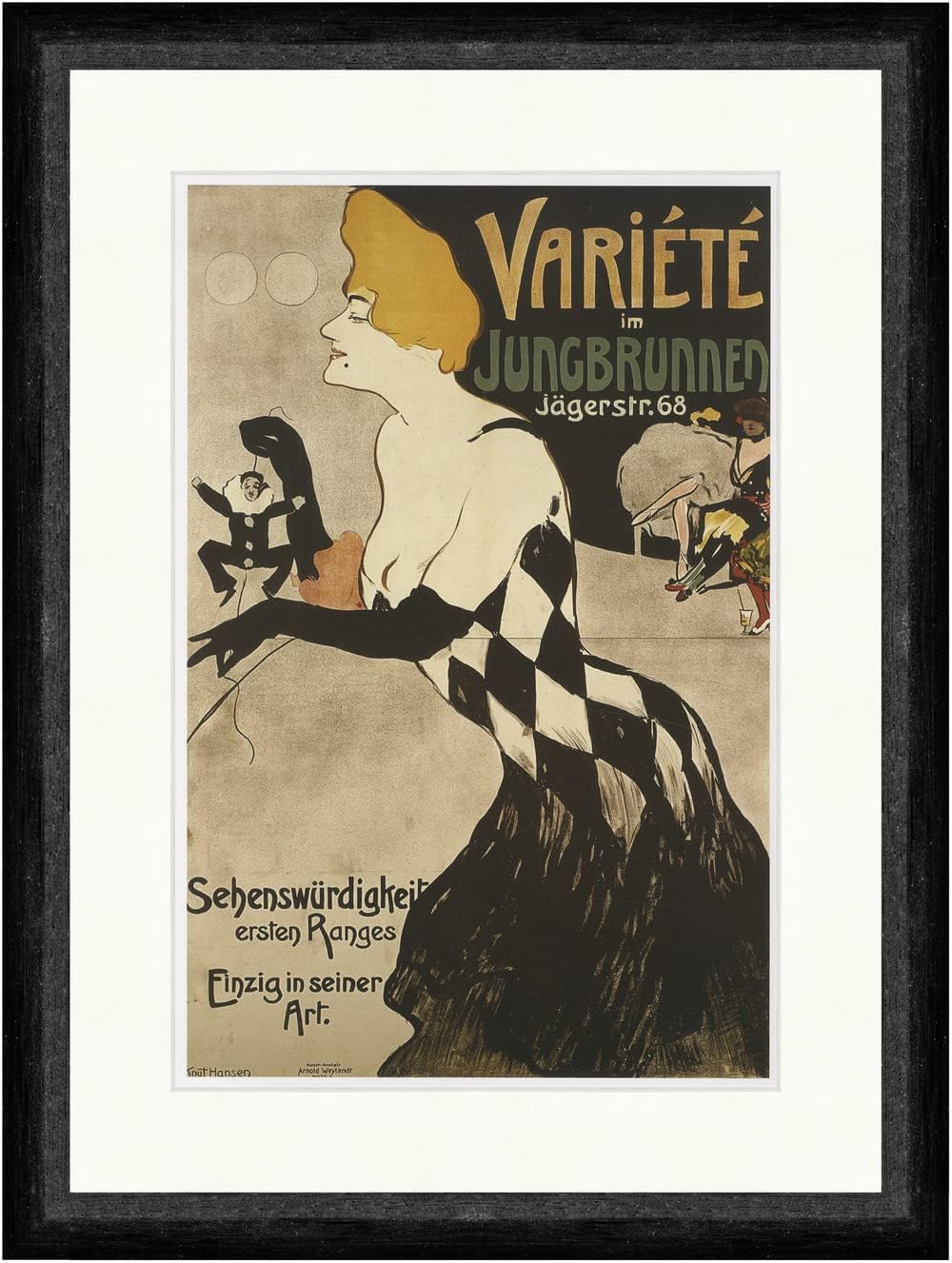 Biller Antik Variete im Jungbrunnen Knut Hansen 1900 Advertising Poster Faks_Posterwelt 850