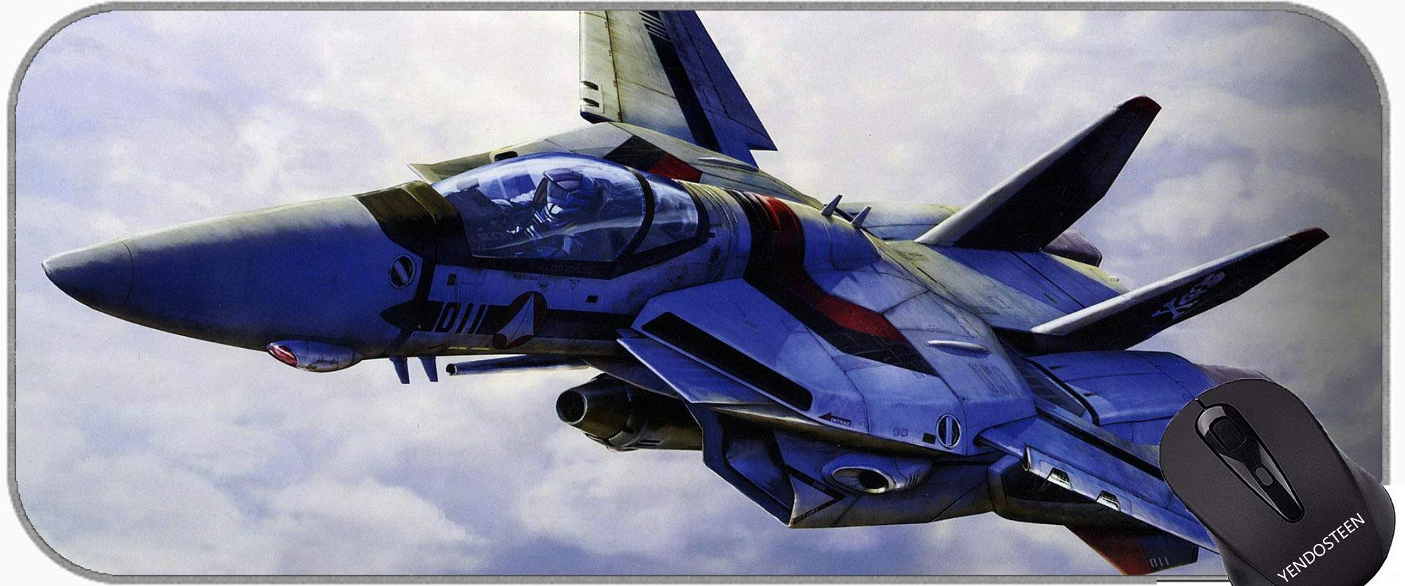 YENDOSTEEN Tapis De Souris XXL Grande Taille, Avions De Combat De