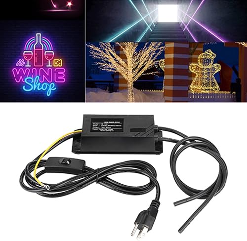 Miniatura 7 de Kit rectificador de fuente de alimentación de transformador de luz de neón Walfront 7.5KV 30mA 110V Transformador de neón negro de alimentación de