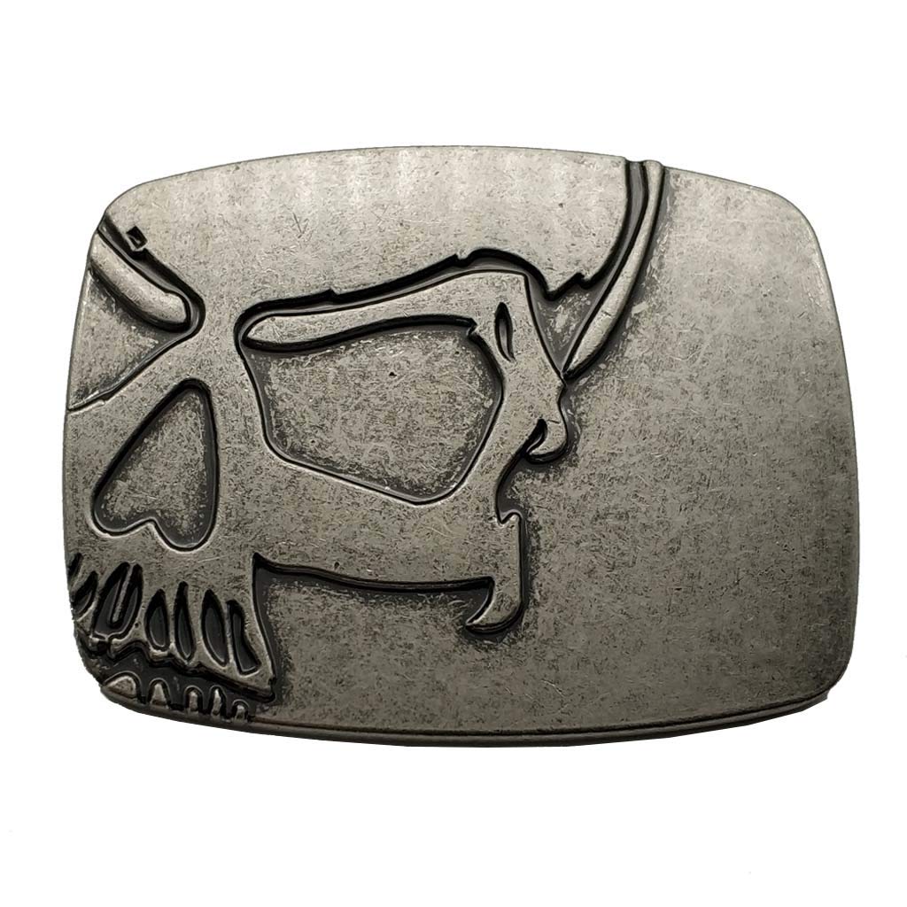 Yone Xwest Vintage Skull Belt Buckle Cowboy Buckles