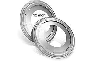 360 Rotating Shoe Rack 2-Pack Steel Ball Bearing Turntable Set