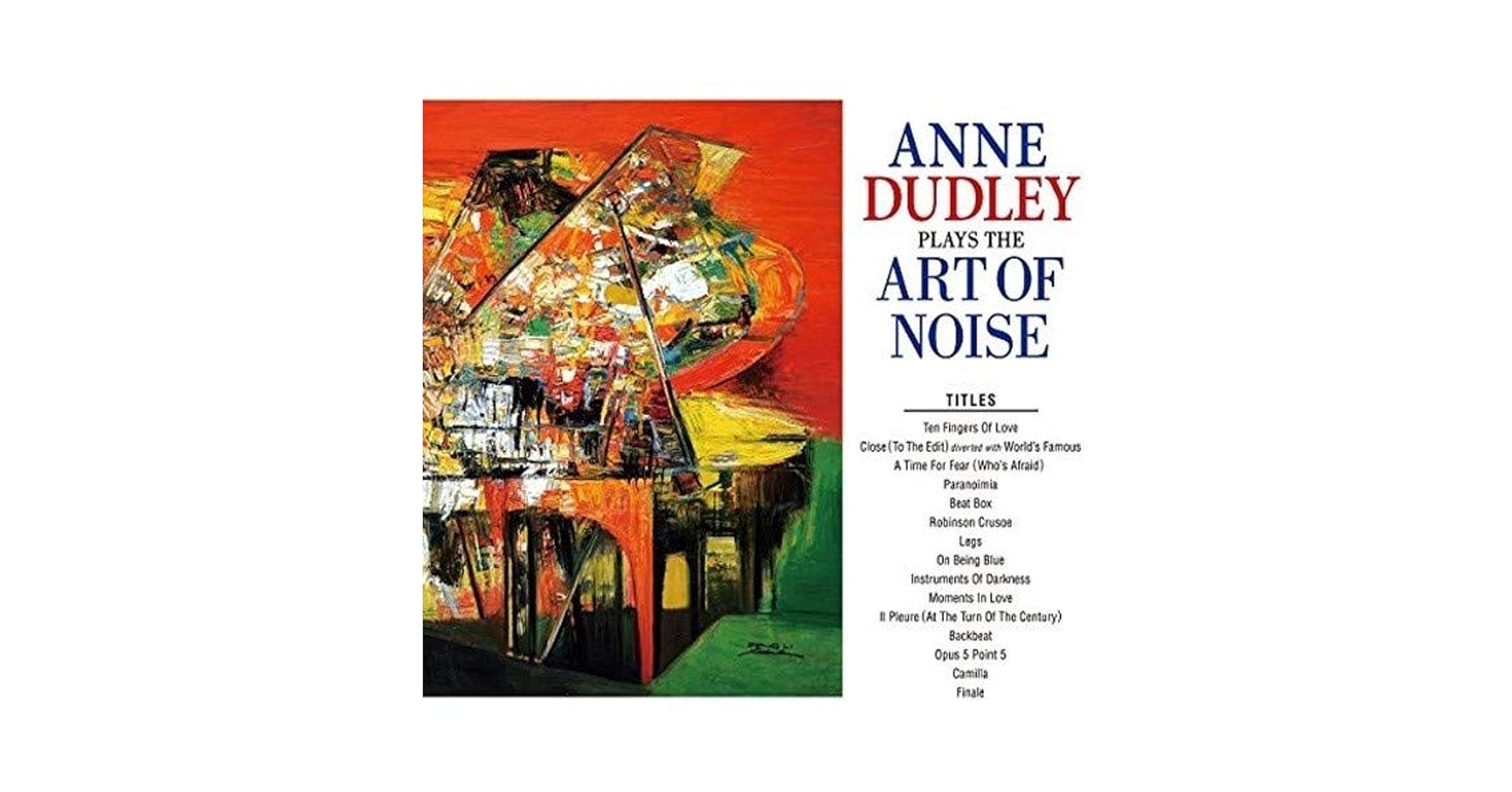 Anne Dudley Plays the Art of NoiseレコードLP DUDLEY, ANNE - Plays The Art Of Noise - Amazon.com Music