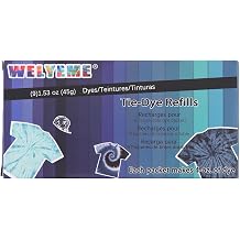 Tie-Dye Kit Refill 9 Packets Tie Dye Indigo,Navy,Black