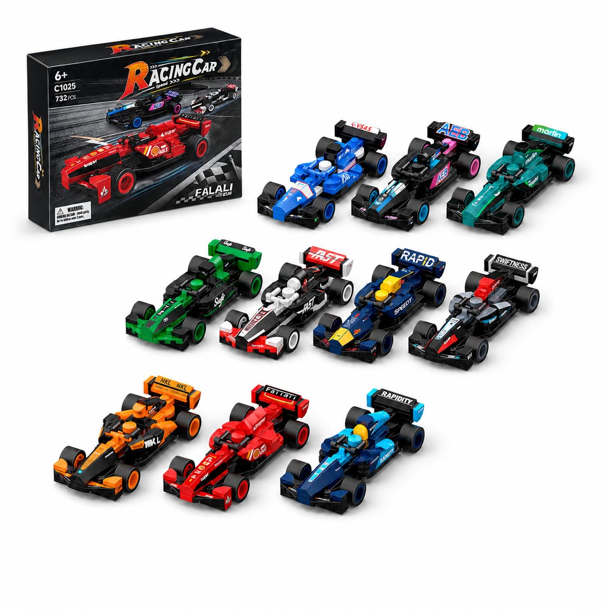 F1ミニカーコレクション 25台セット 9/13(土)より、公式オンラインショップとパーク内Racing Zoneにて『F1 ミニカー