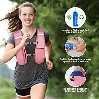 Nextyu futó hidratáló mellény férfiaknak és nőknek 500 ml soft kulacs zsebbel mobiltelefonnak fényvisszaverő könnyű trail túrázáshoz 5
