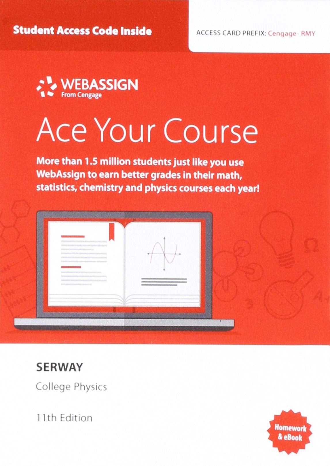 WebAssign Printed Access Card for Serway/Vuille's College Physics, 11th Edition, Multi-Term