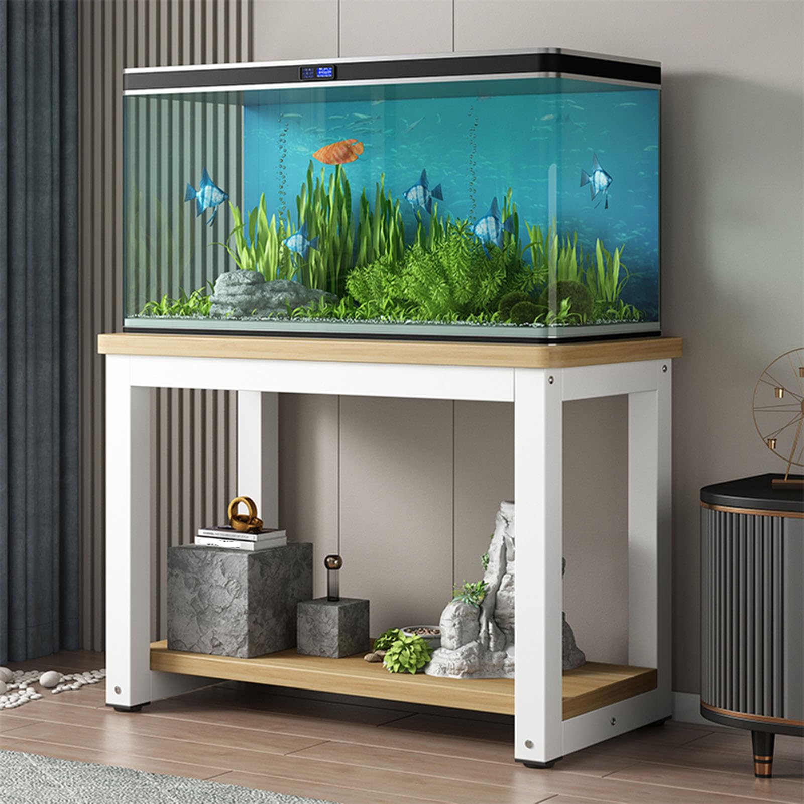 Support D'aquarium en Métal，support Robuste Pour Terrarium D'élevage de Tortues，support Pour Aquarium de Bureau À Domicile，table Pour Terrarium Support Pour Tortues Meuble Pour Aquarium