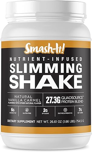 Primal Labs Smash-It Batido de pérdida de peso con infusión de nutrientes sin gluten sin OMG alto contenido de proteínas sabor delicioso chocolate
