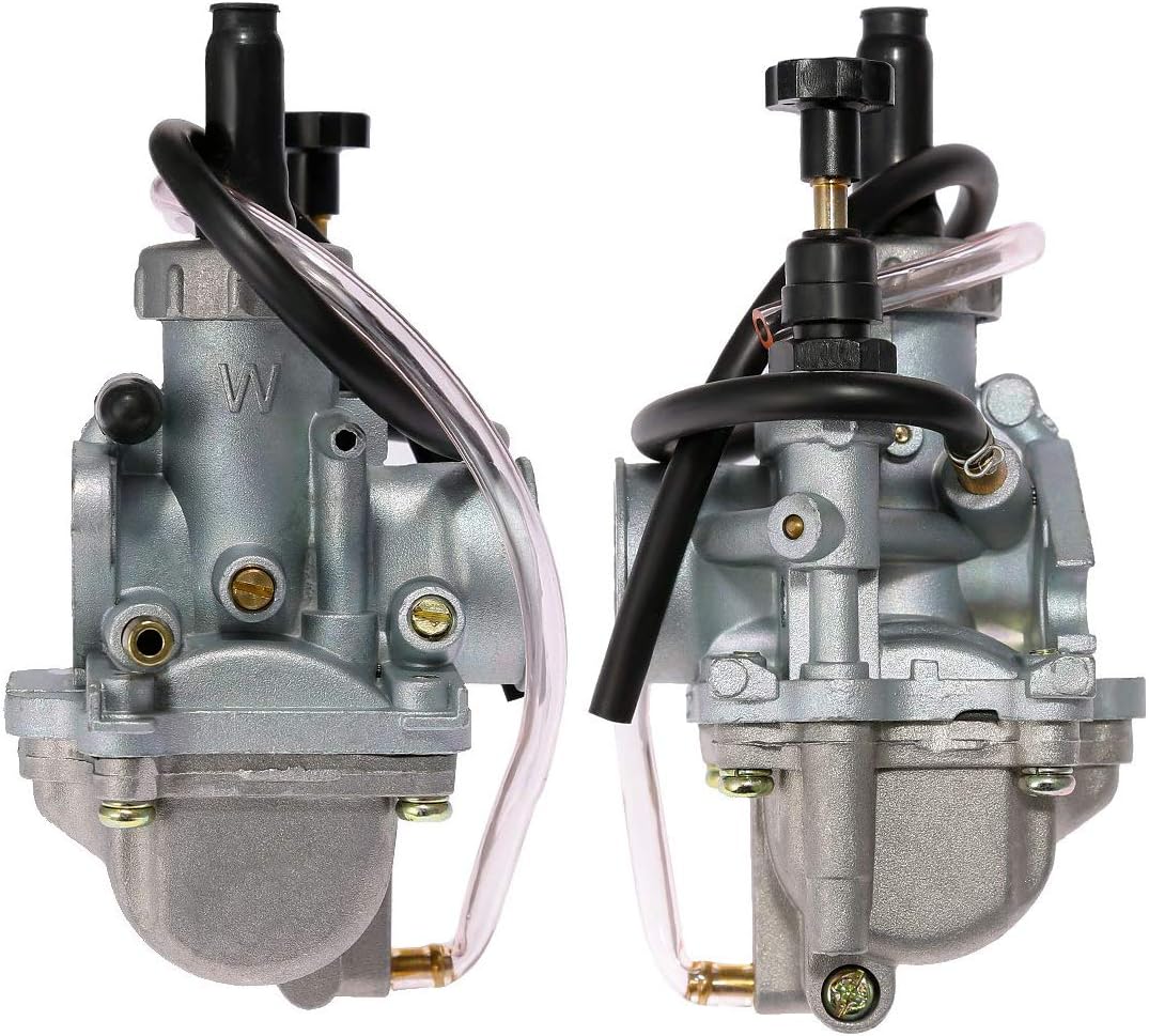 LT80 Carburetor for 1987-2006 Suzuki LT80 Quadsport ATV Carburetor Carb With Air Cleaner Intake Boot+Fuel Gas Petcock Tank Valve Switch Pump,by LIYYOO