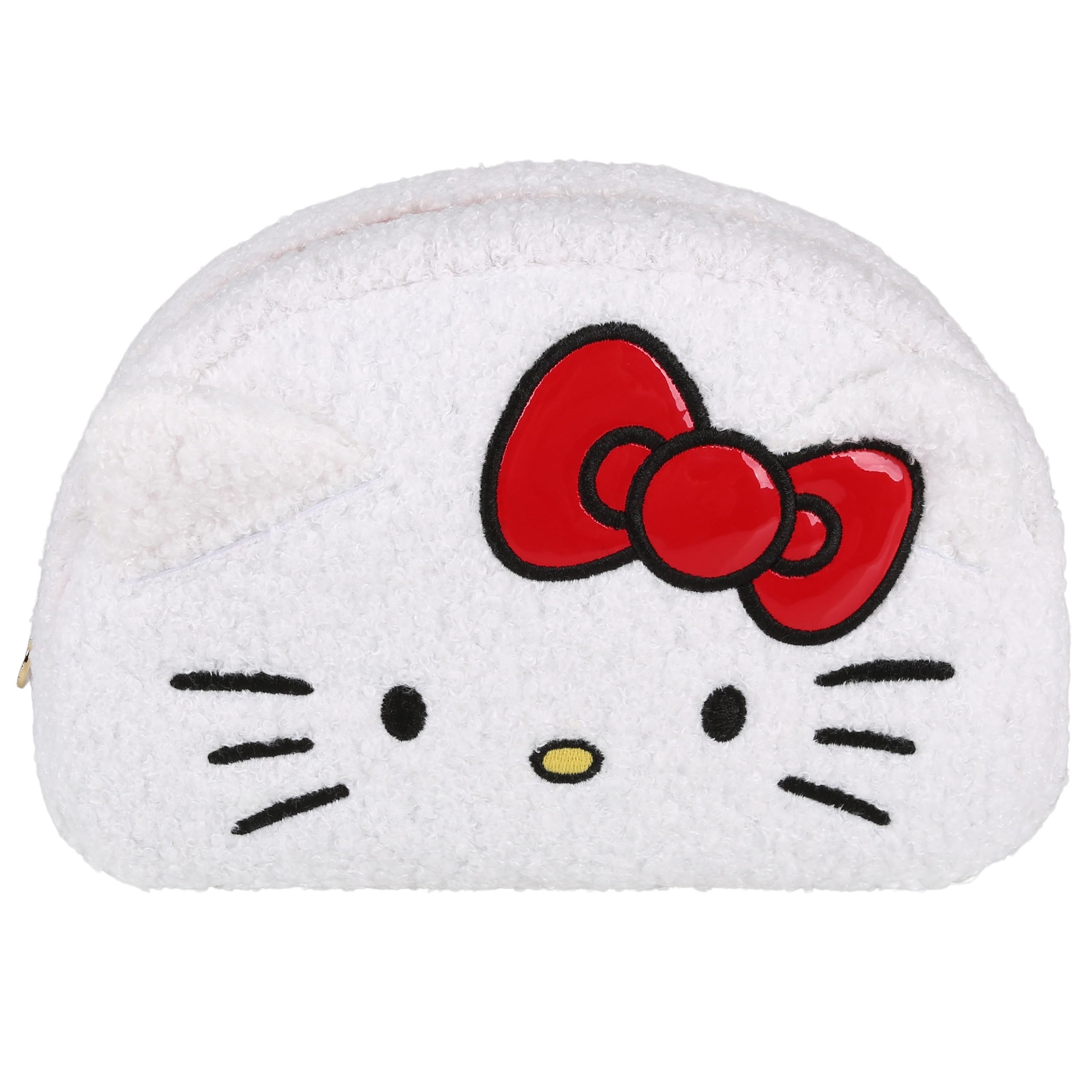 Hello Kitty Travel Cosmetic Bag, Plush, Roomy, White 22x15x7cm