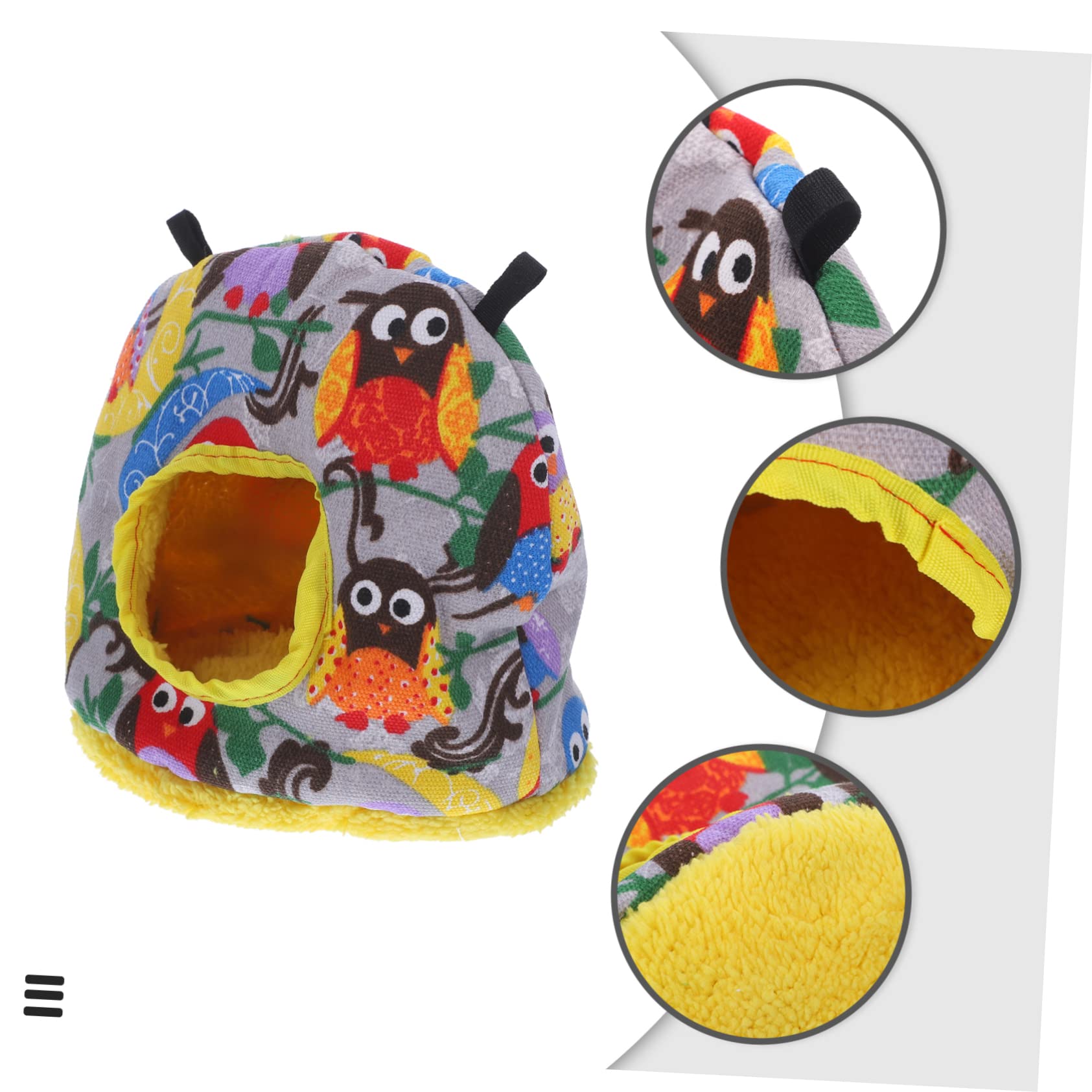 Yardwe 3 Pezzi Nido per Pappagalli da Cuccia per Uccelli Cuccia per Gabbia Amaca per Furetti Accessorio per Pappagalli