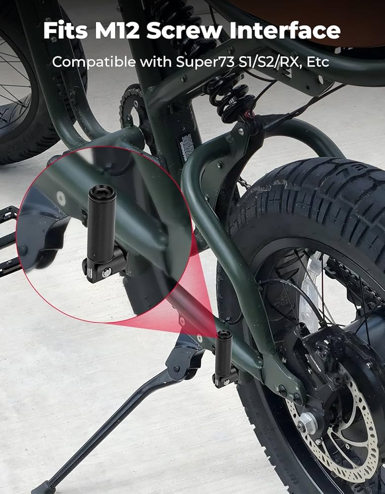 Amazon.com: KEMIMOTO Folding Foot Pegs Compatible with Super