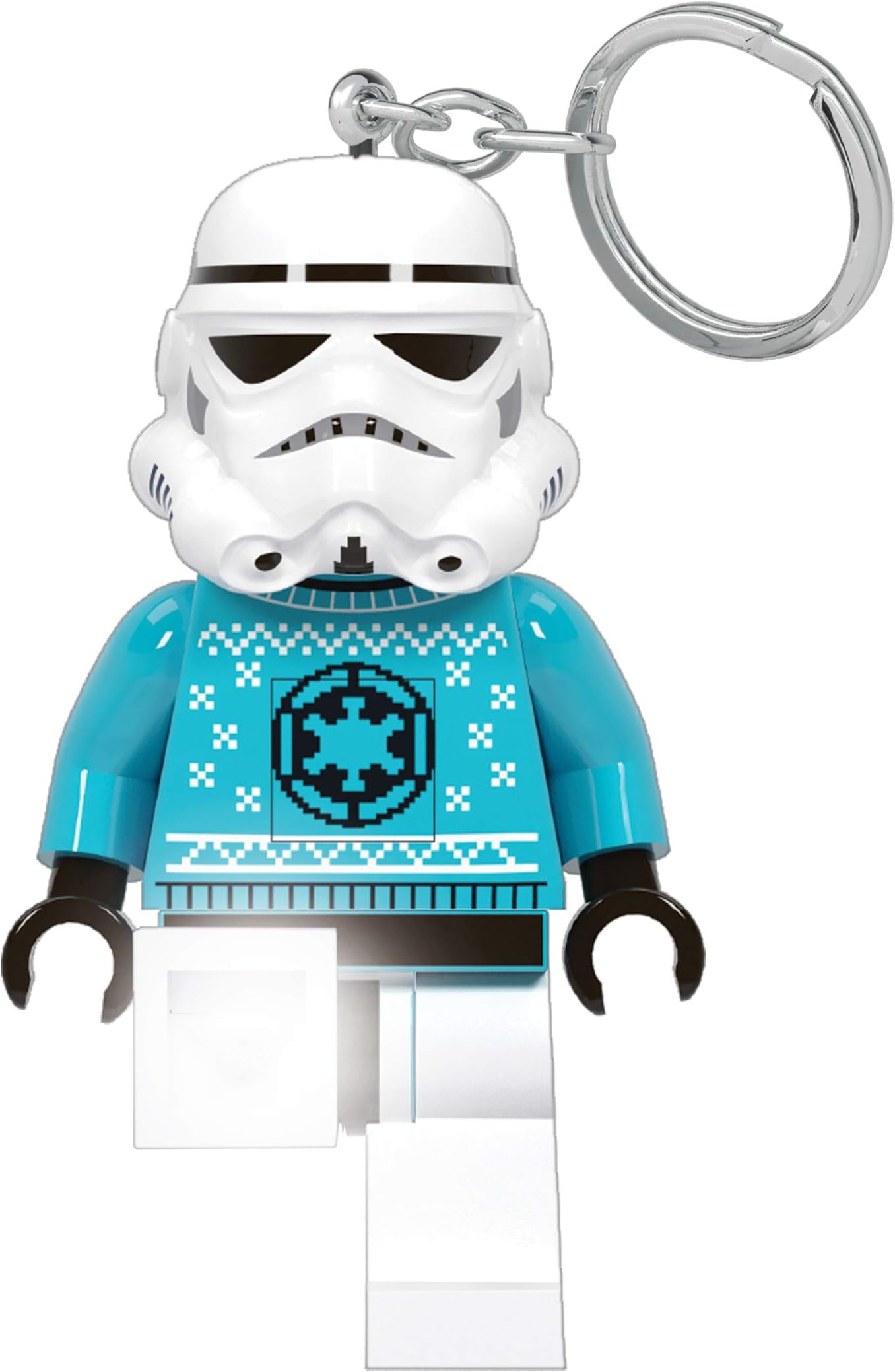 IQ-Spiele Lego Stormt. Ugly Sweater Key Chain with LED Light