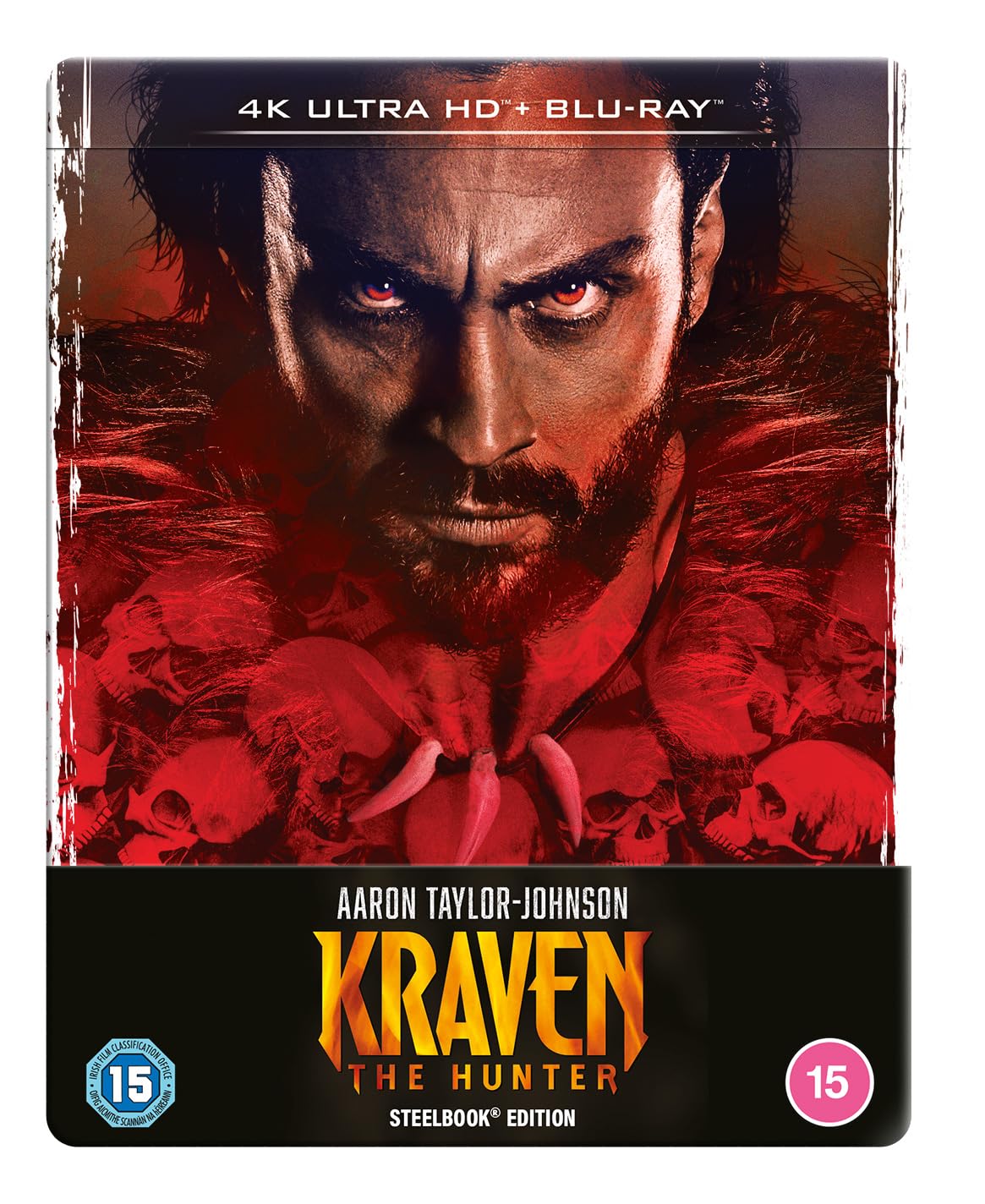 Kraven The Hunter Steelbook 4K UHD + Blu ray [Region A]