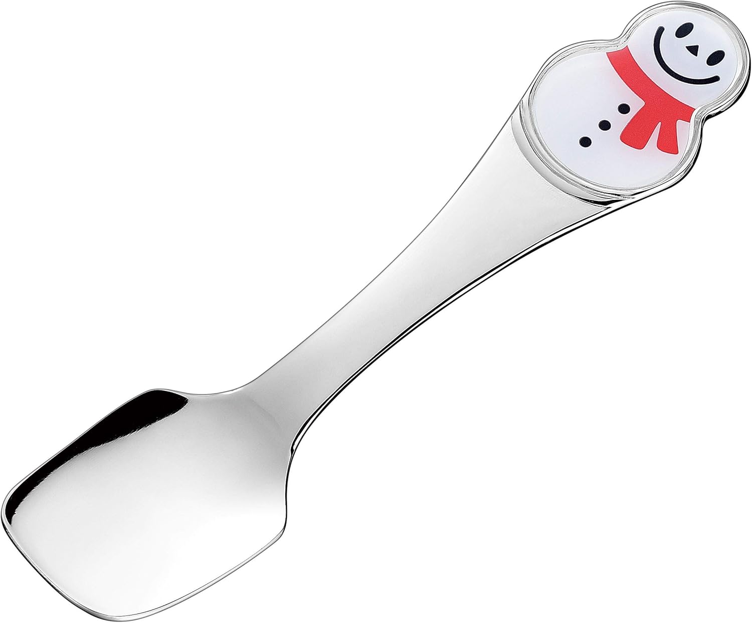 Asahi JP-11S Pure Copper Ice Cream Spoon, Snowman, Silver